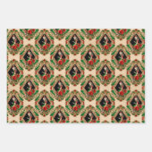 不思議の国のクリスマスのアリス ラッピングペーパーシート (正面)