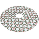 不思議の国のクリスマスツリーのスカートのアリス ブラッシュドポリエステルツリースカート (アングル)