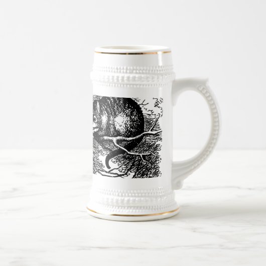 不思議の国のケシャーキャットスタインアリス ビールジョッキ (右)