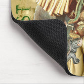 不思議の国のコラージュのヴィンテージアリス マウスパッド (コーナー)