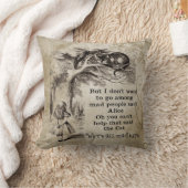 不思議の国のチェシャー猫のヴィンテージアリス クッション (ブランケット)