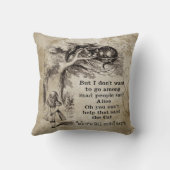 不思議の国のチェシャー猫のヴィンテージアリス クッション (裏面)