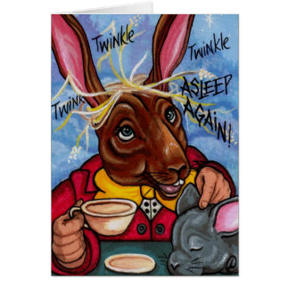 不思議の国のノート車の3月のノウサギ及びヤマネアリス