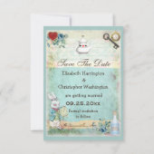 不思議の国のハット王子の結婚式 サンキュー・ザ・デート セーブザデート (裏面)