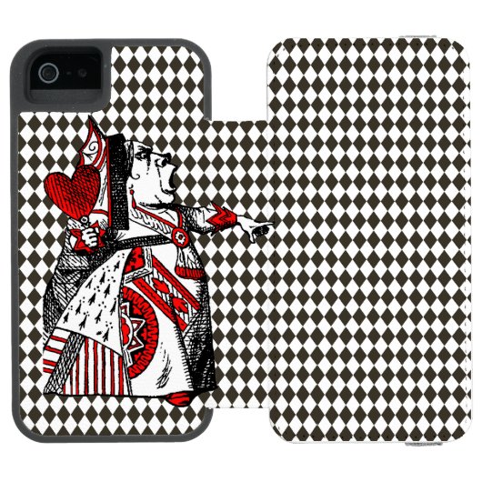 不思議の国のハートアリスの赤の女王 INCIPIO iPhoneウォレットケース (フォリオ Open)