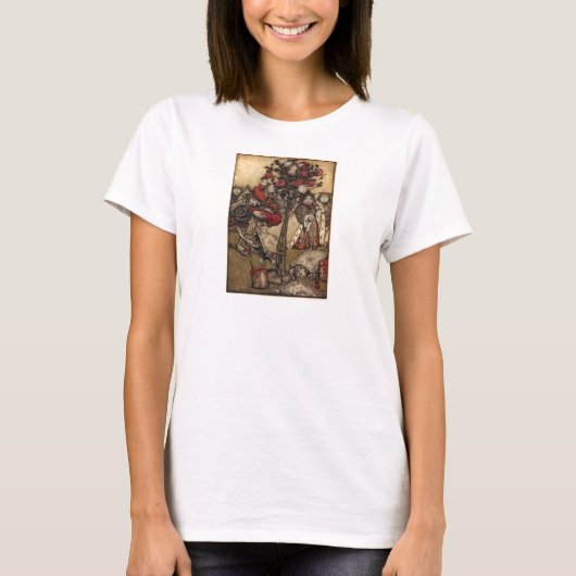 不思議の国のバラ Tシャツ (正面)