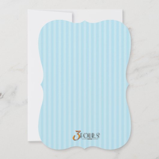 不思議の国のバースデーパーティ招待状のアリス 招待状 (裏面)