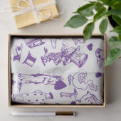 不思議の国のパタンの切り離しの童話アリス 薄葉紙 (ギフト)