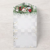 不思議の国のパーティー招待状 オールインワン招待状 (外側)