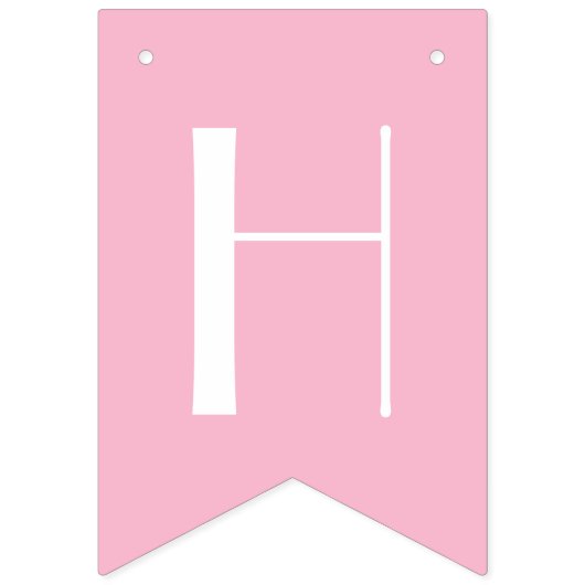 不思議の国のピンクのストライプのなハッピーバースデーのアリス バンティングフラッグ (第2の旗)