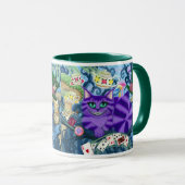 不思議の国のファンタジーの芸術のマグのチェシャー猫アリス マグカップ (正面右)