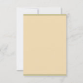 不思議の国のブライダルシャワーのアリスは感謝していしています サンキューカード (裏面)