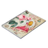 不思議の国のブライダルシャワーの来客名簿のアリス ノートブック (左側)