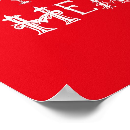 不思議の国のプリントのアリス – 頭をオフ! ポスター (角)