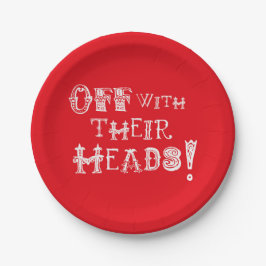 不思議の国のプレートのアリス ペーパープレート