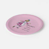 不思議の国のベビーシャワーのパーソナライズなアリス ペーパープレート (アングル)