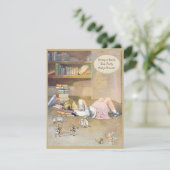 不思議の国のベビーシャワーの本アリスを持って来て下さい 招待状 (スタンド正面)