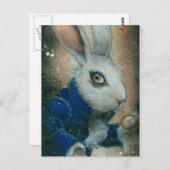 不思議の国のポストカードのアリスからうさぎ ポストカード (正面/裏面)