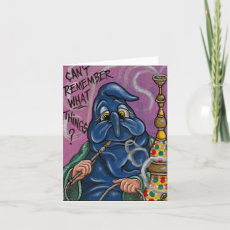 不思議の国のメモ帳のいもむしアリス カード