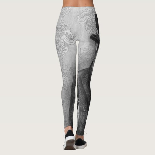 不思議の国のレギンスアリスをくまなく帽子屋 レギンス (裏面)