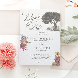 不思議の国のヴィンテージアリスに遅れはな結婚い 招待状