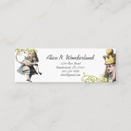 不思議の国のヴィンテージ・アリスの宝庫 スキニー名刺