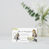 不思議の国のヴィンテージ・アリスの宝庫 名刺 (スタンド正面)