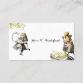 不思議の国のヴィンテージ・アリスの宝庫 名刺 (裏面)