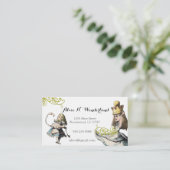 不思議の国のヴィンテージ・アリスの宝庫 名刺 (スタンド正面)