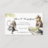 不思議の国のヴィンテージ・アリスの宝庫 名刺 (正面)