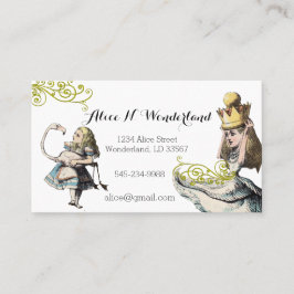 不思議の国のヴィンテージ・アリスの宝庫 名刺