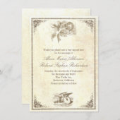 不思議の国の保存のアリス日付カード セーブザデート (正面/裏面)