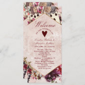 不思議の国の優雅な結婚式のアリス プログラム (正面/裏面)