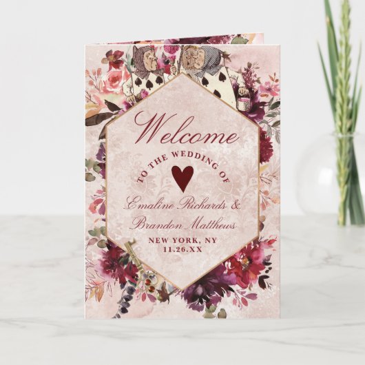 不思議の国の優雅な結婚式のアリス プログラム (正面)