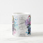 不思議の国の変形させるマグのアリス モーフィングマグカップ (中央)