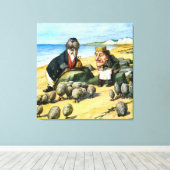 不思議の国の大工とセイウチ キャンバスプリント (インサイチュ (ウッドフロア))