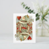 不思議の国の女王のハートのポストカード ポストカード (スタンド正面)