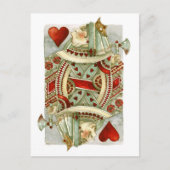 不思議の国の女王のハートのポストカード ポストカード (正面)