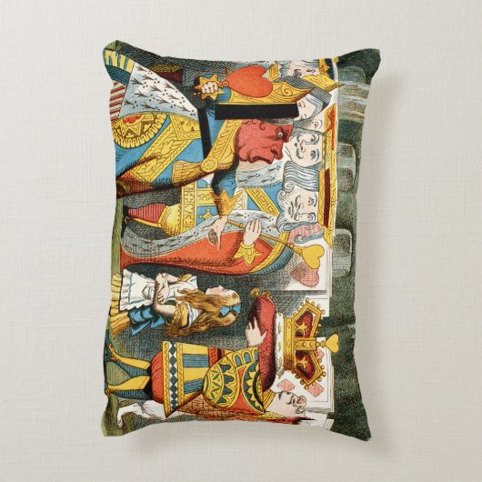 不思議の国の女王のハート アクセントクッション (裏面(縦))