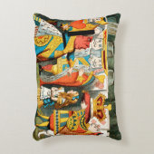 不思議の国の女王のハート アクセントクッション (正面(垂直))