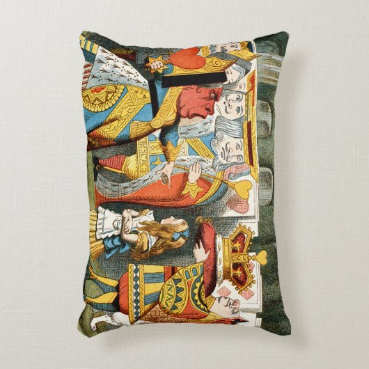 不思議の国の女王のハート アクセントクッション (正面(垂直))