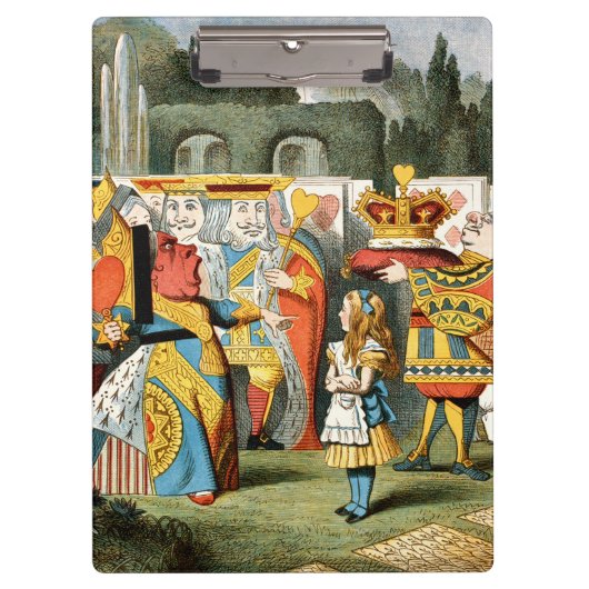 不思議の国の女王のハート クリップボード (正面)