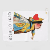 不思議の国の女王のハート ゴルフタオル (横)