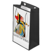 不思議の国の女王のハート スモールペーパーバッグ (正面アングル)