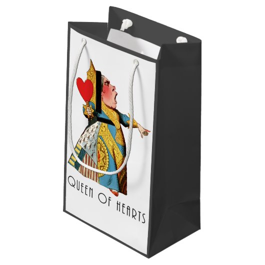 不思議の国の女王のハート スモールペーパーバッグ (裏面アングル)