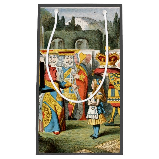 不思議の国の女王のハート スモールペーパーバッグ (正面)