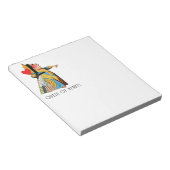 不思議の国の女王のハート ノートパッド (アングル)