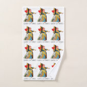 不思議の国の女王のハート バスタオルセット (ハンドタオル)