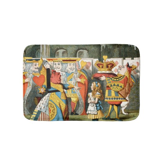 不思議の国の女王のハート バスマット (正面)