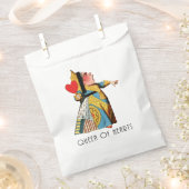 不思議の国の女王のハート フェイバーバッグ (クリップ留めされた状態)